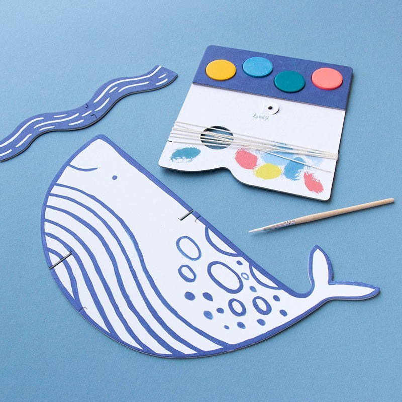 Activitat de pintar mòbil i aquarel·les